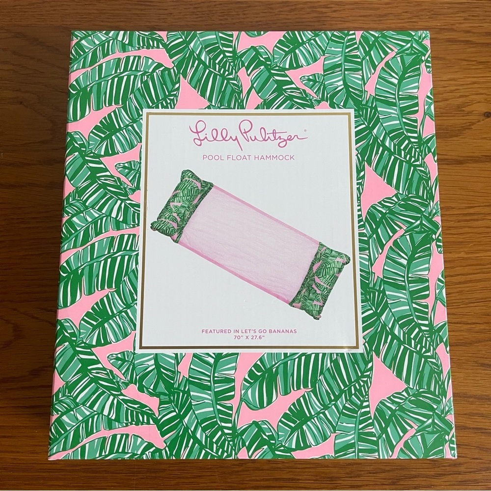 Lilly Pulitzer Pool Float Hammock Let’s Go Bananas